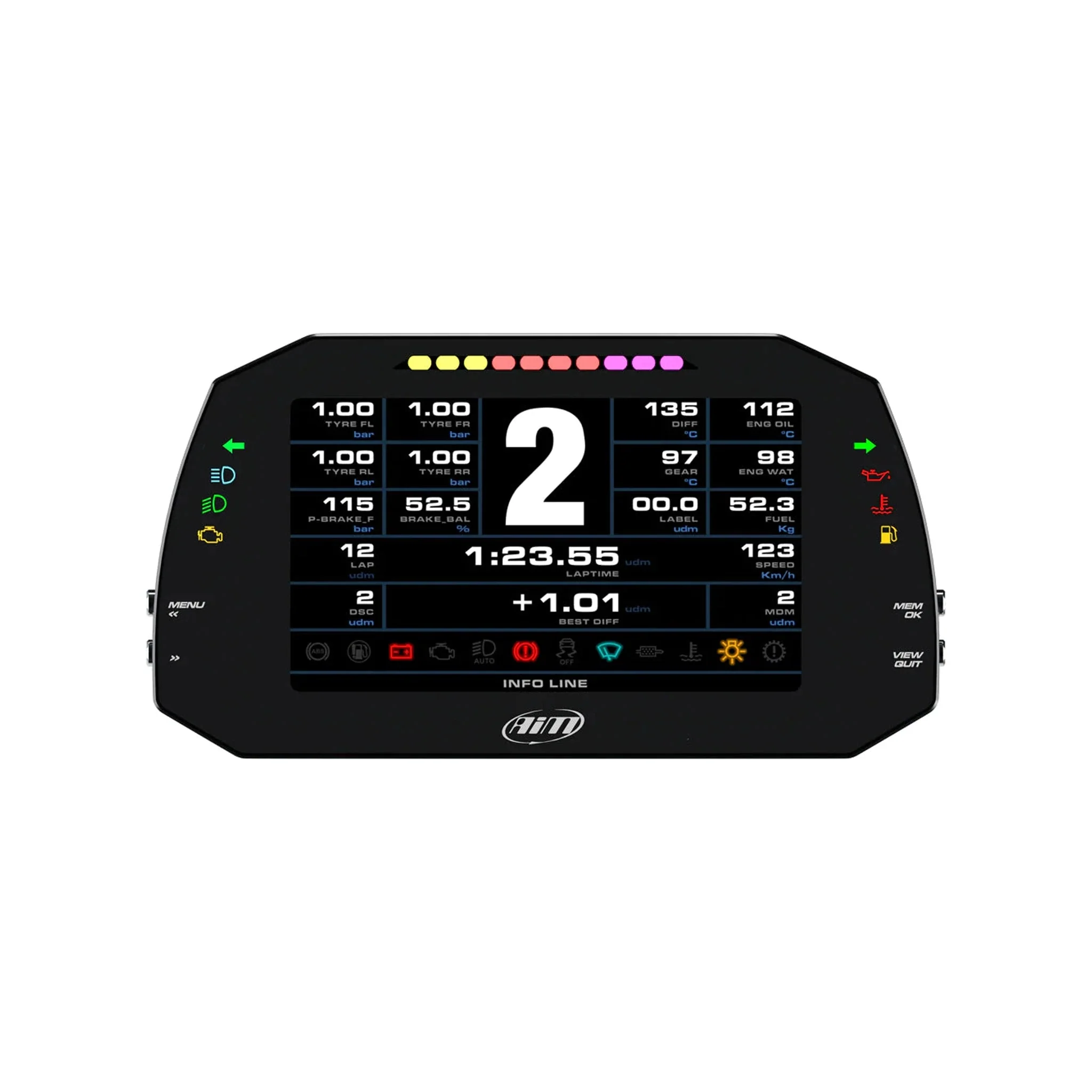 BMW Motorsport M2 CS Racing AIM MXG Dash Surround - Image 4
