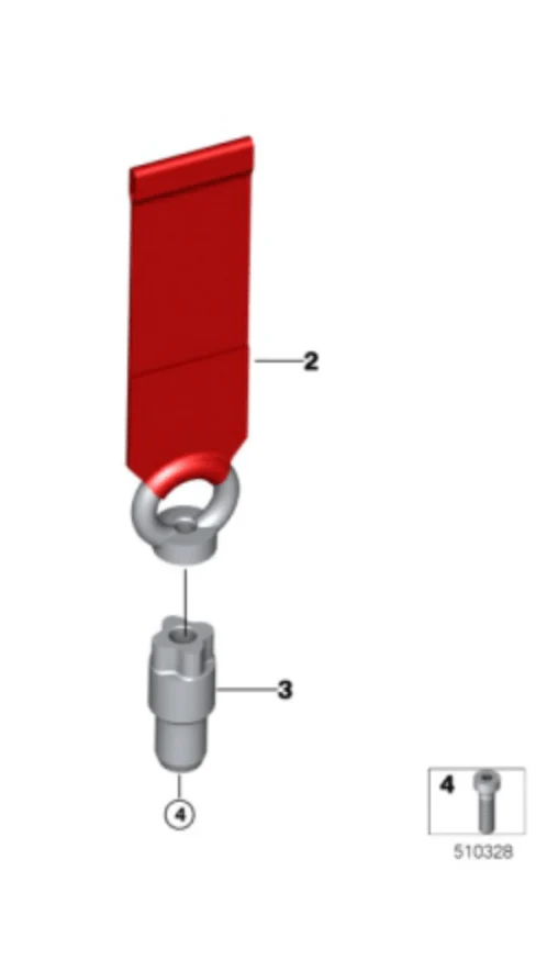 BMW Motorsport M2 CS Racing Tow Strap - Image 4