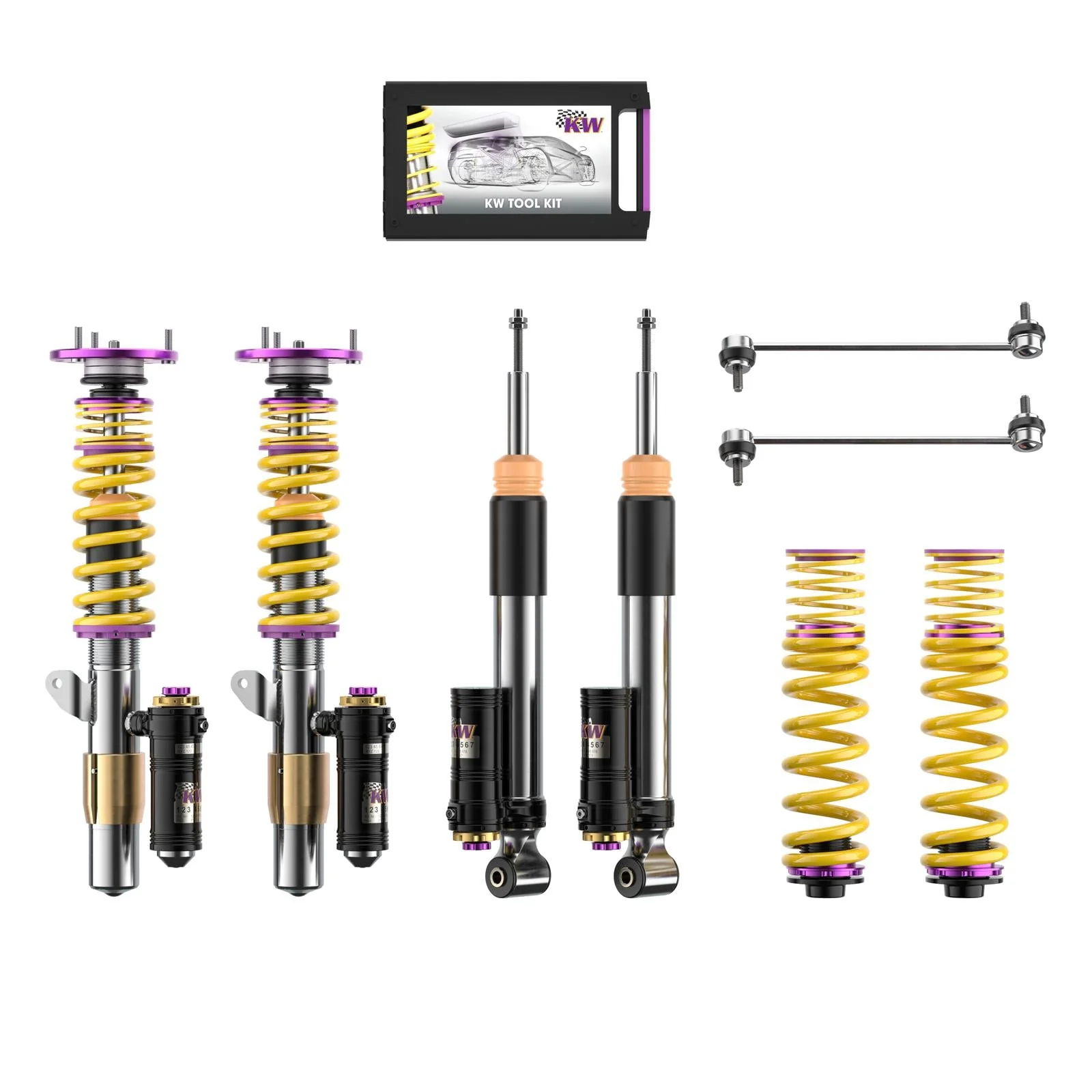 KW V4 Clubsport inc Top Mounts Coilover Suspension Kit – BMW E9X M3