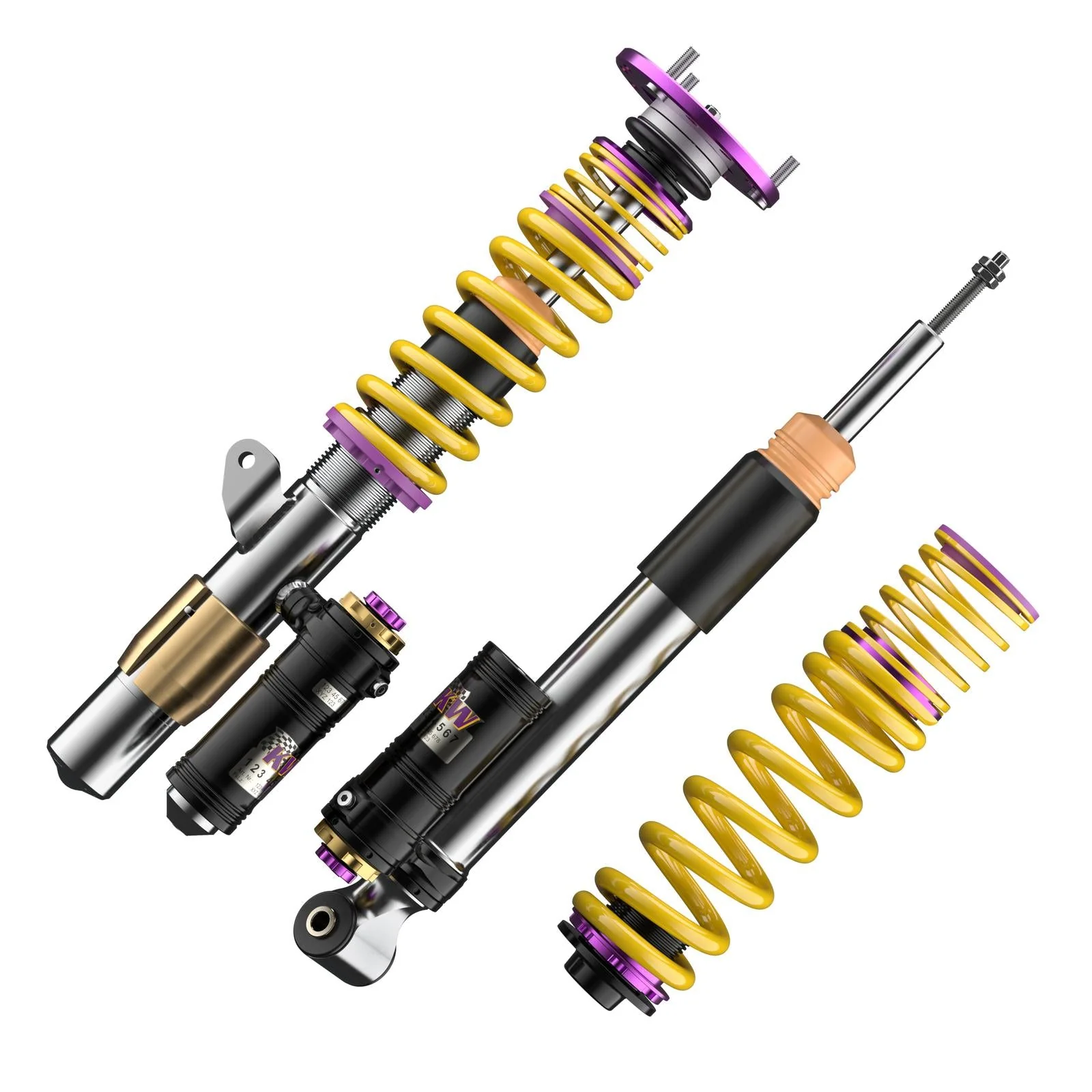 KW V4 Clubsport inc Top Mounts Coilover Suspension Kit – BMW E9X M3 - Image 2
