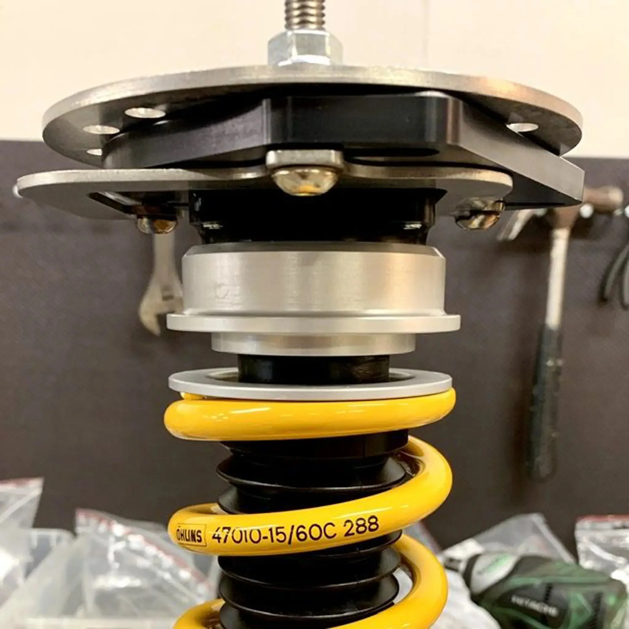 Millway Motorsport Adjustable Camber Plates 60mm Race Spring BMW E9X M3/E82 1M - Image 3