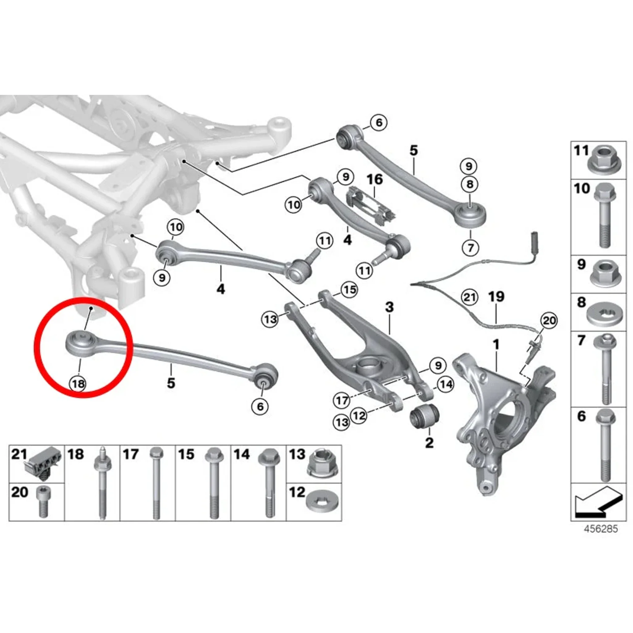 Millway Motorsport Control Arm Inner Bushing BMW F8X & G8X M2/M3/M4 - Image 2