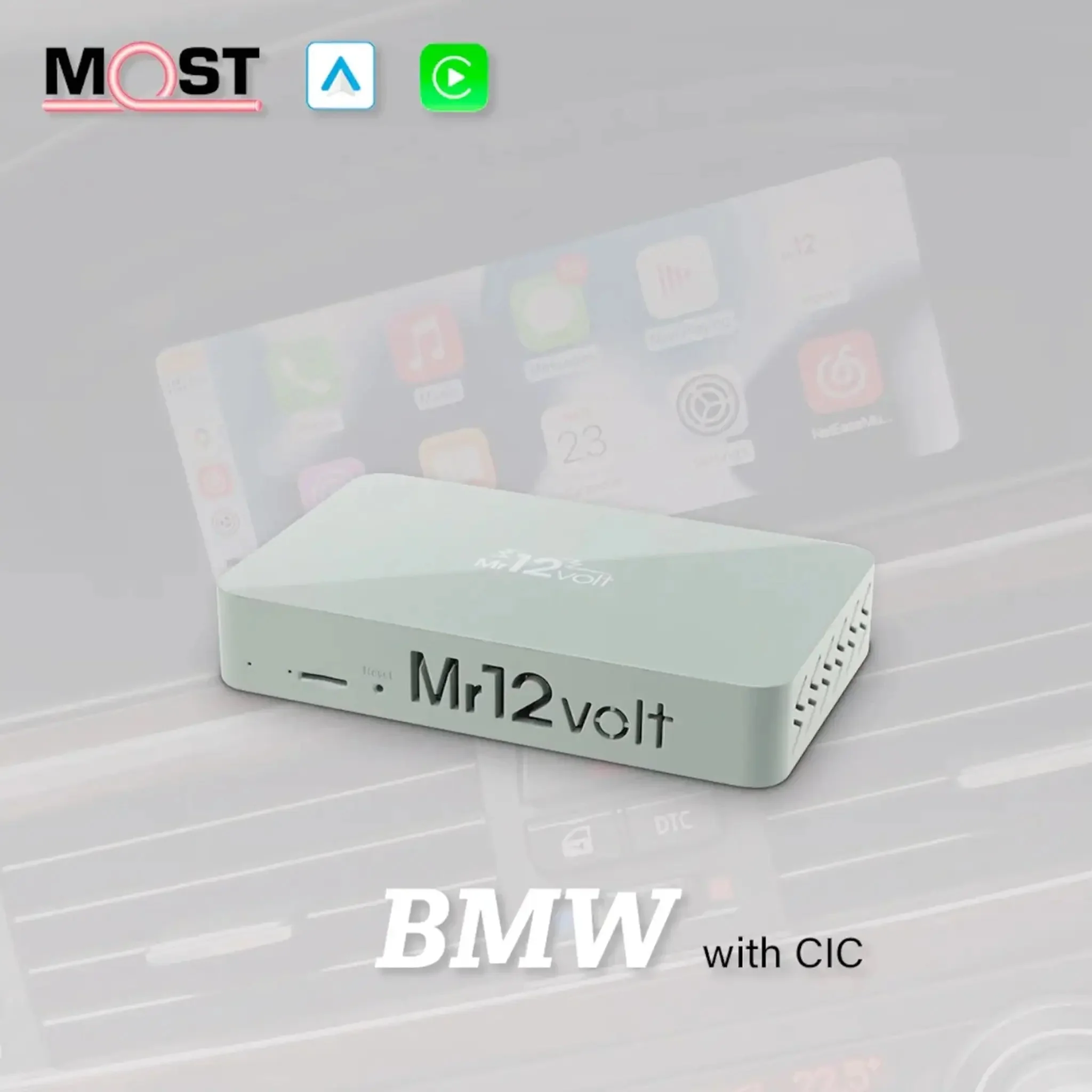 Mr12Volt BMW CIC CarPlay & AA Interface BMW E8X E9X E6X - Image 6