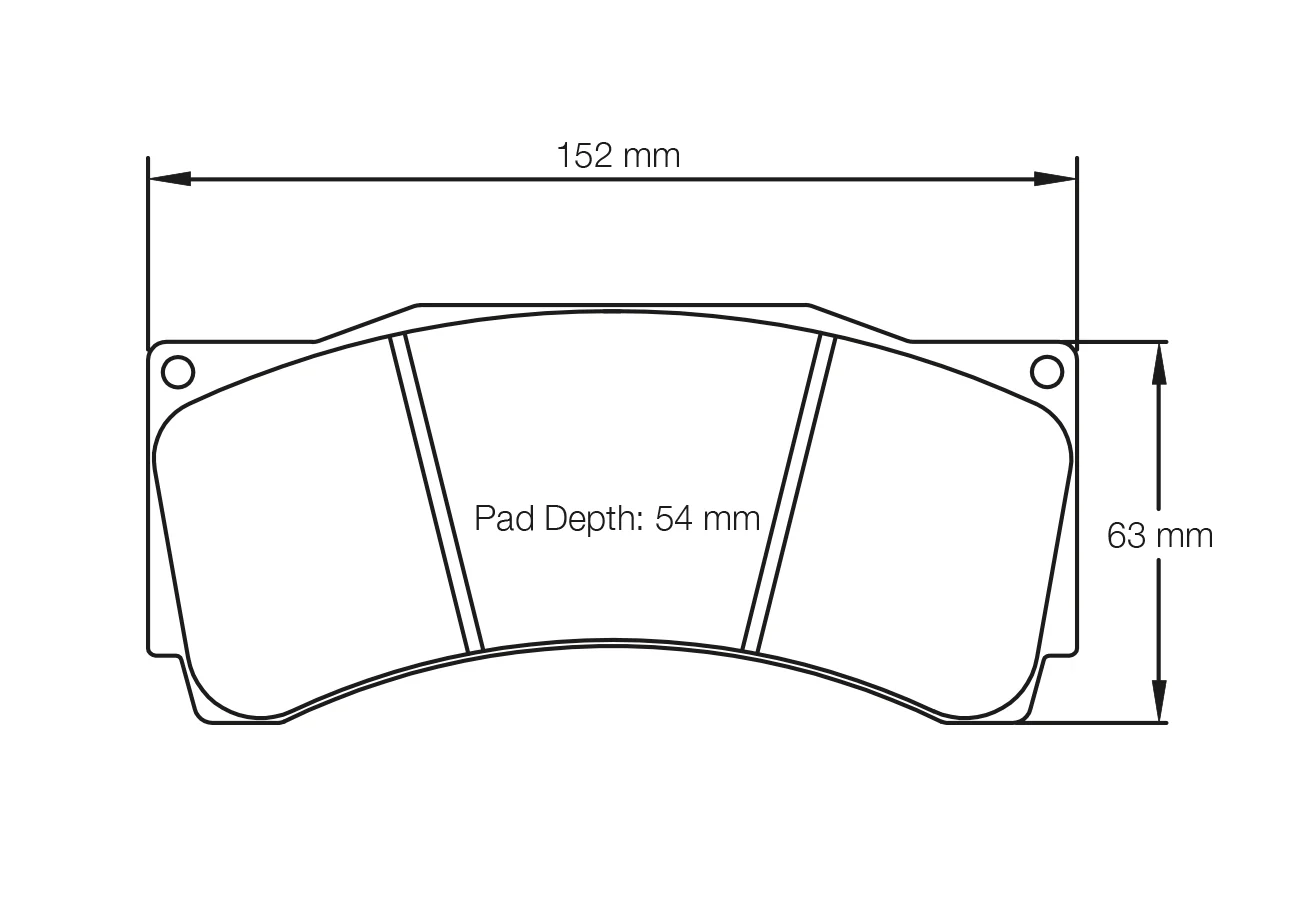 Pagid RSL1 Brake Pads for AP 9660 Caliper - Image 2