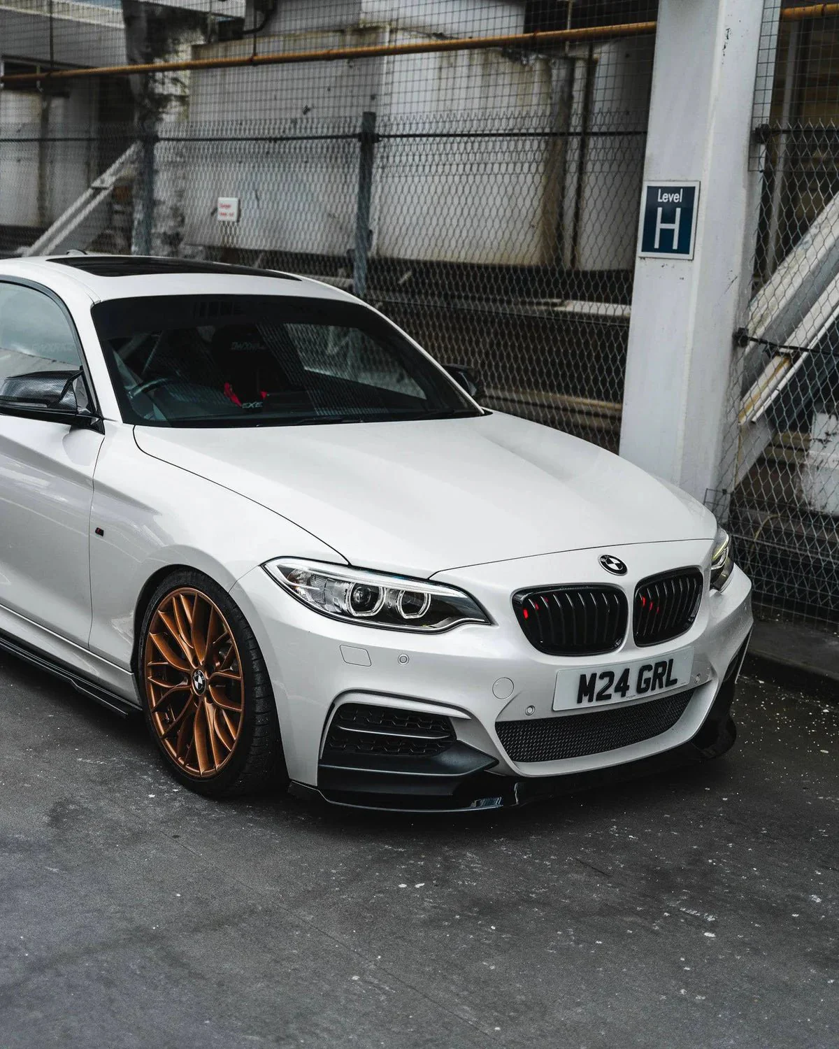 Zaero Design EVO-1 Gloss Black Front Splitter for BMW F22/F23 M235i & M240i - Image 3